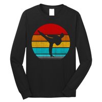 Retro Vintage Taekwondo Long Sleeve Shirt