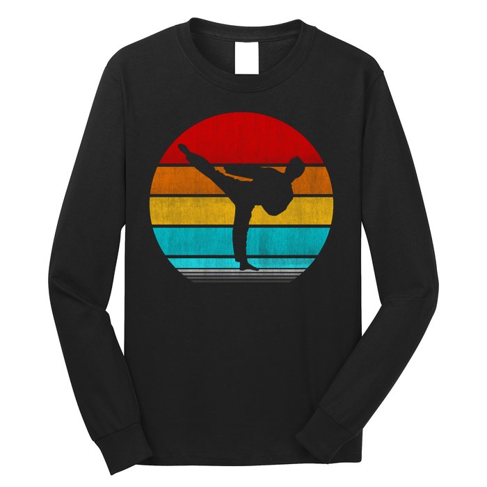 Retro Vintage Taekwondo Long Sleeve Shirt