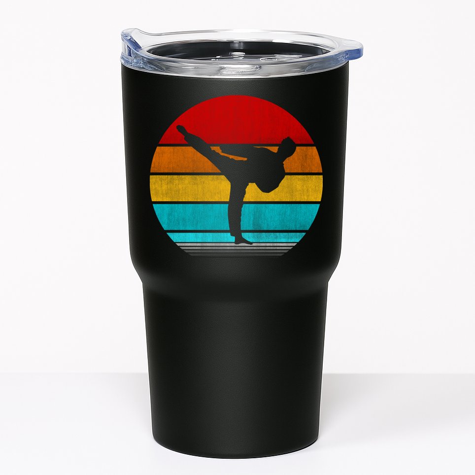 Retro Vintage Taekwondo Tumbler