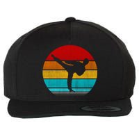 Retro Vintage Taekwondo Wool Snapback Cap