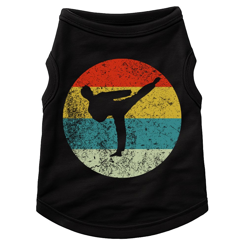 Retro Vintage Taekwondo Doggie Tank
