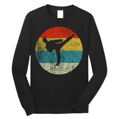 Retro Vintage Taekwondo Long Sleeve Shirt