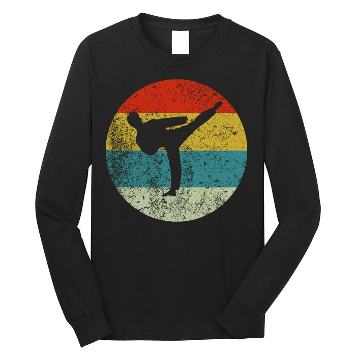 Retro Vintage Taekwondo Long Sleeve Shirt