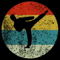 Retro Vintage Taekwondo Long Sleeve Shirt