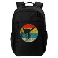 Retro Vintage Taekwondo Daily Commute Backpack