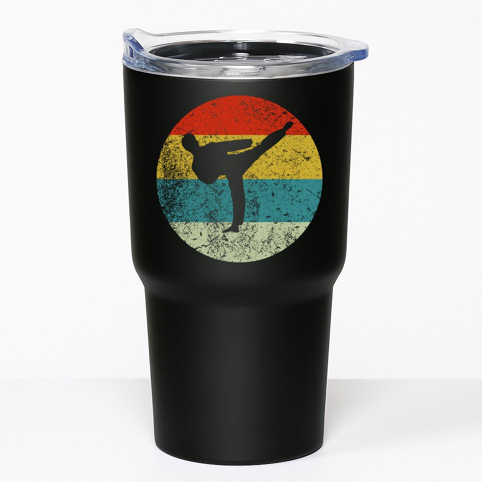 Retro Vintage Taekwondo Tumbler