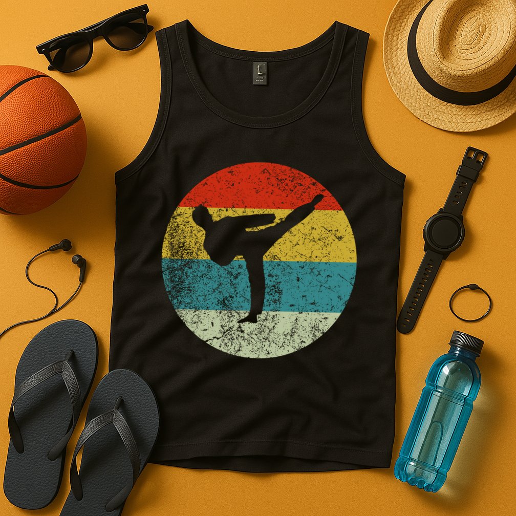 Retro Vintage Taekwondo Tank Top