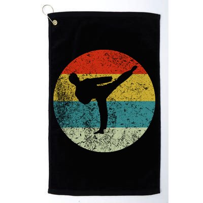 Retro Vintage Taekwondo Golf Towel