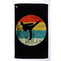 Retro Vintage Taekwondo Golf Towel
