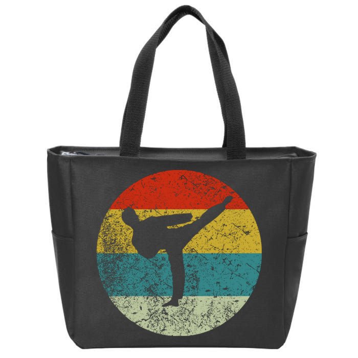 Retro Vintage Taekwondo Zip Tote Bag