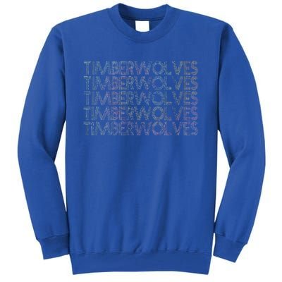 Retro Vintage Timberwolves Tall Sweatshirt