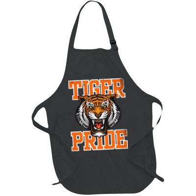 Retro Vintage Tiger Pride Tiger Mascot School Sports Team Apron