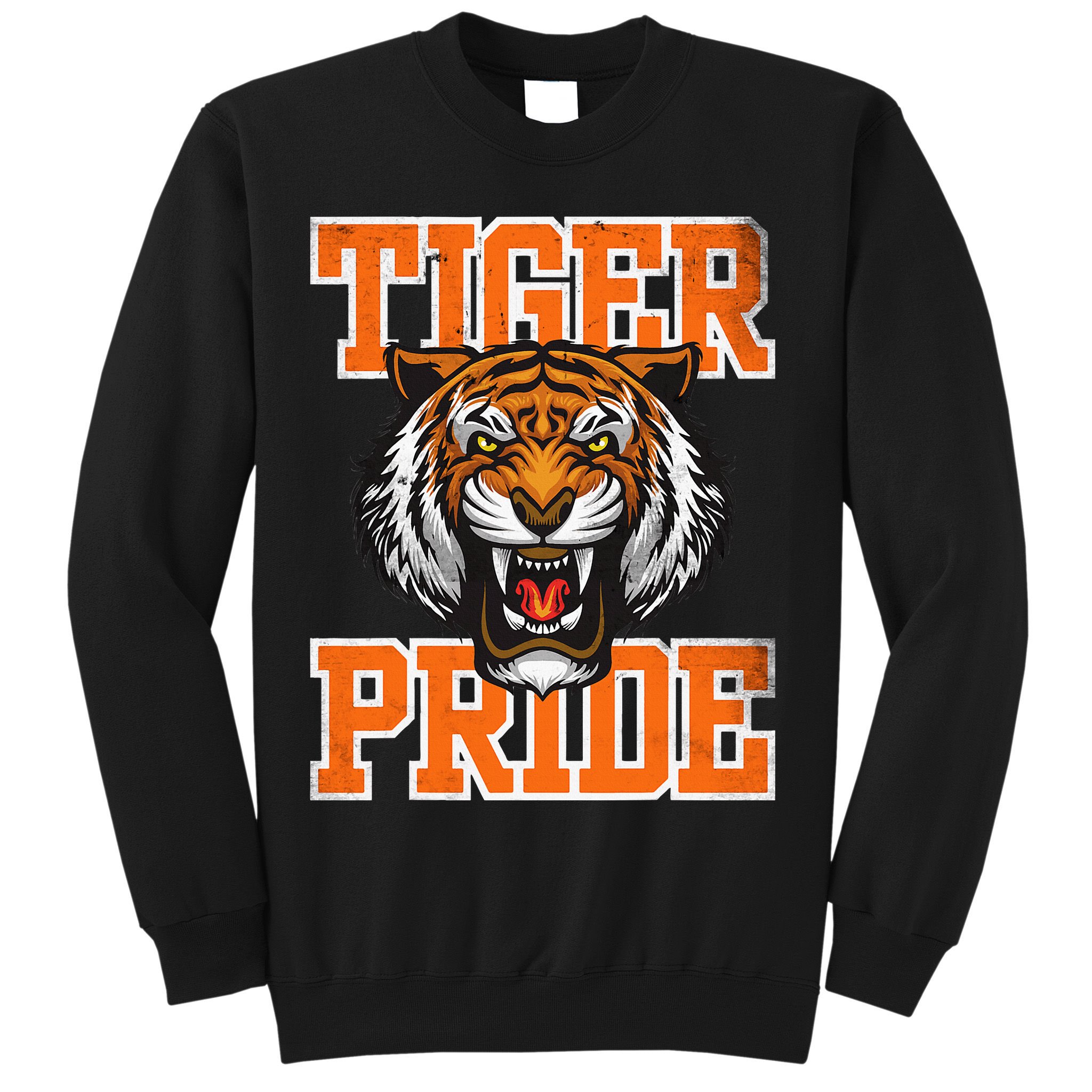 Retro Vintage Tiger Pride Tiger Mascot School Sports Team Sweatshirt