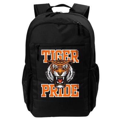 Retro Vintage Tiger Pride Tiger Mascot School Sports Team Backpack