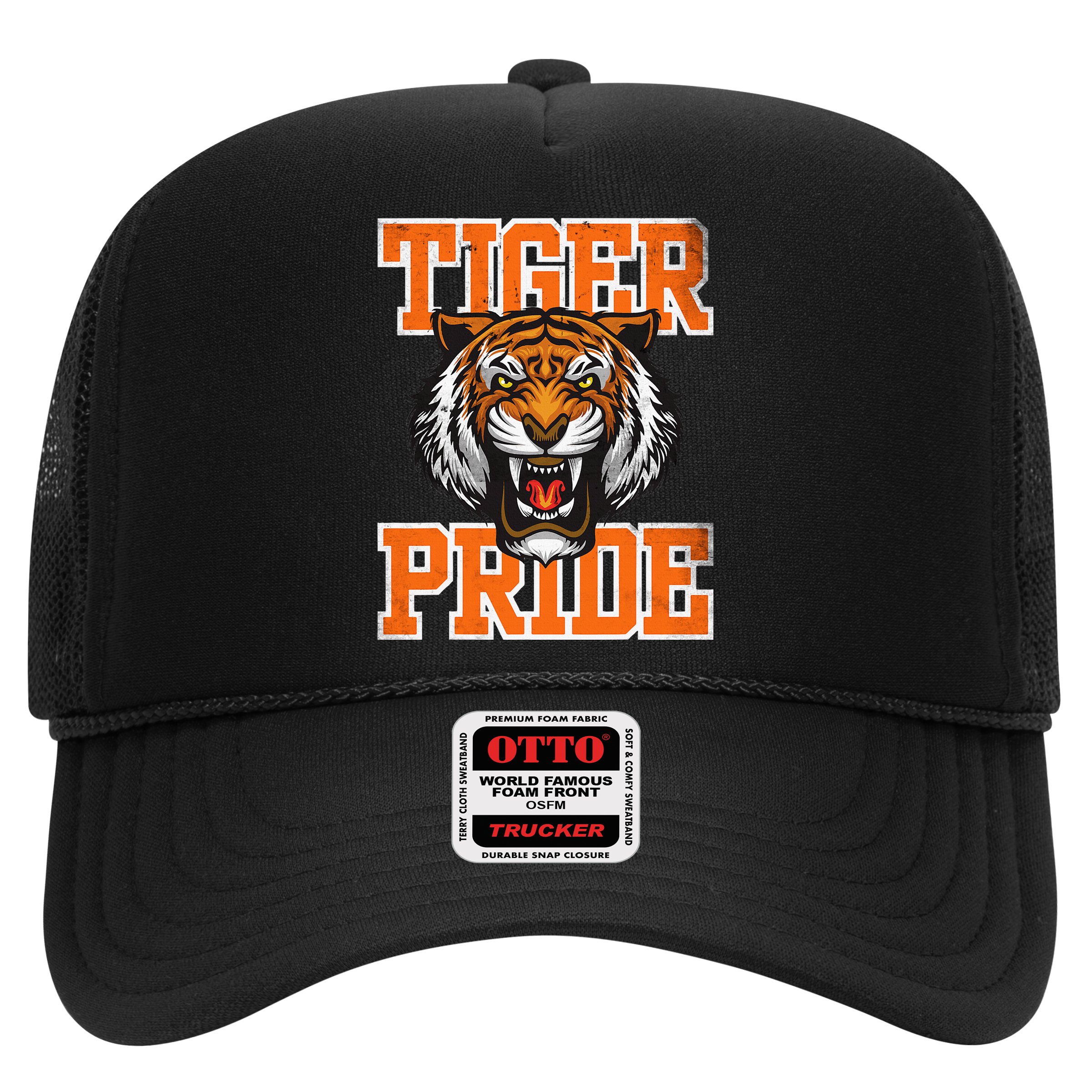 Retro Vintage Tiger Pride Tiger Mascot School Sports Team Hat