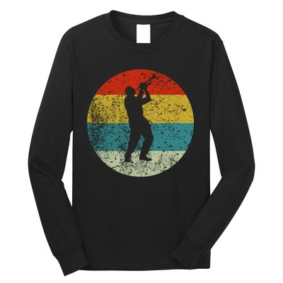 Retro Vintage Trumpet Long Sleeve Shirt