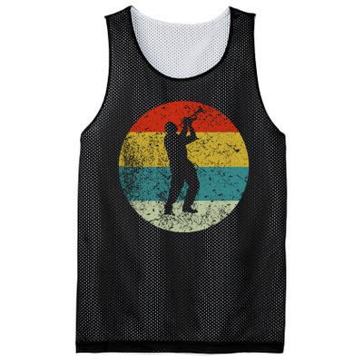 Retro Vintage Trumpet Mesh Reversible Basketball Jersey Tank