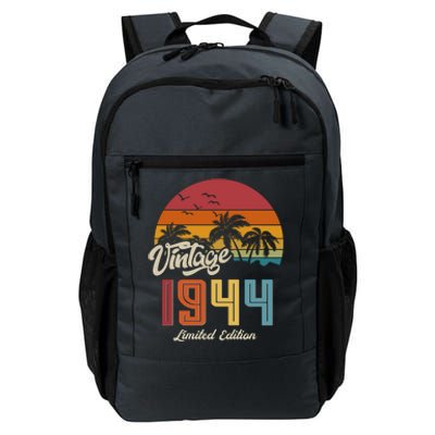 Retro Vintage Tropical Palm Trees Limited Edition 1944 80th Birthday Daily Commute Backpack