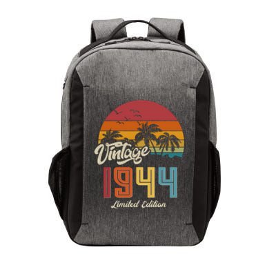 Retro Vintage Tropical Palm Trees Limited Edition 1944 80th Birthday Vector Backpack