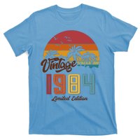 Retro Vintage Tropical Palm Trees Limited Edition 1984 40th Birthday T-Shirt