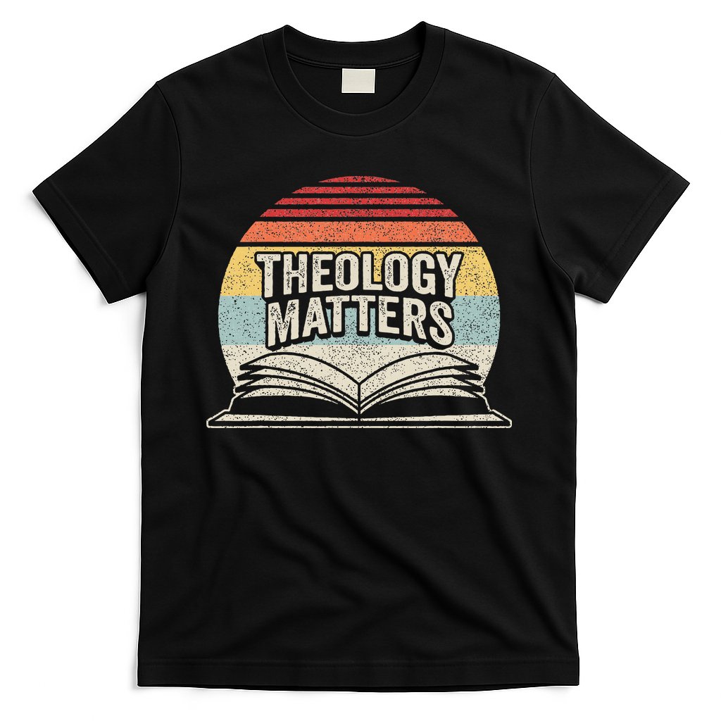 Retro Vintage Theology Matters Reformed Christian T-Shirt