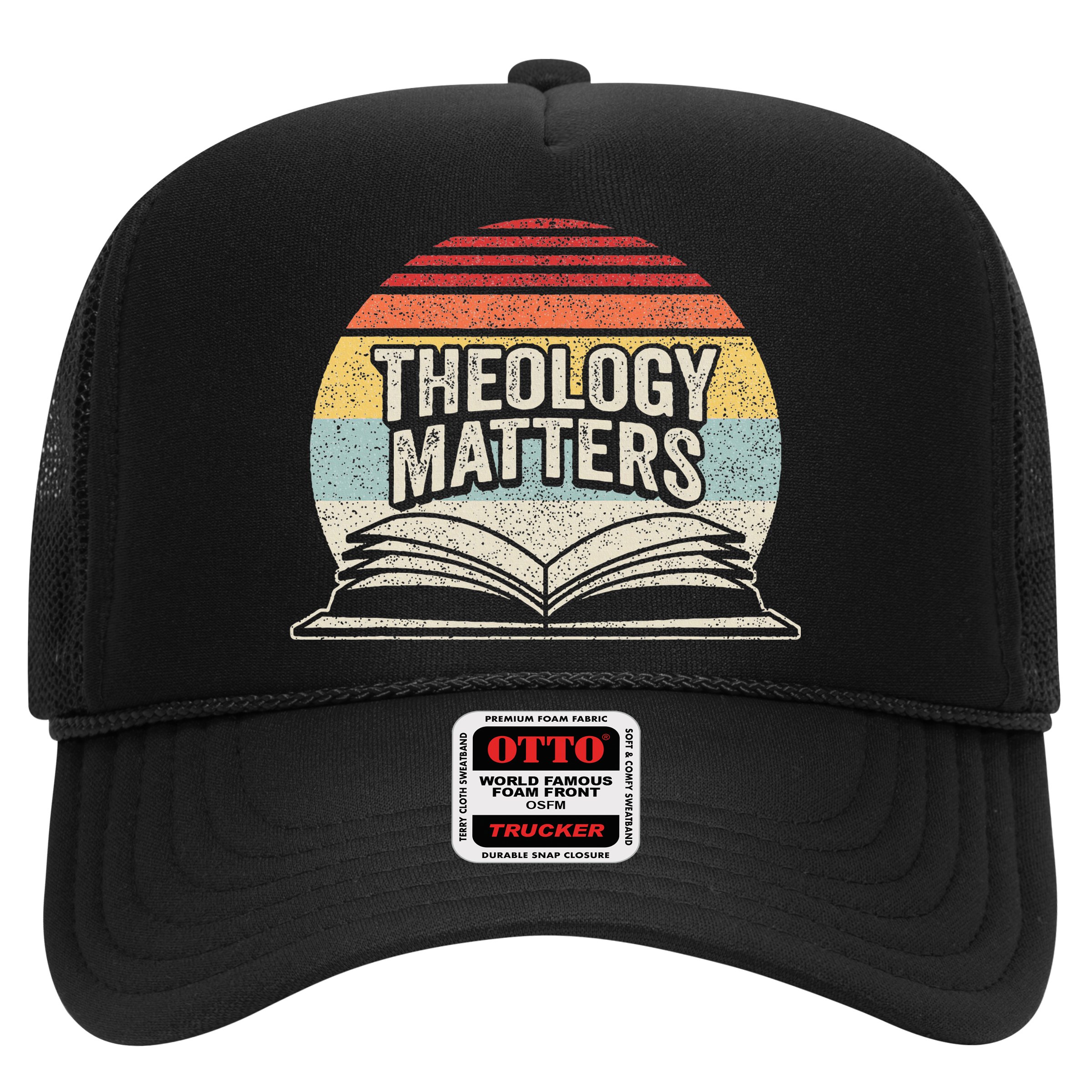 Retro Vintage Theology Matters Reformed Christian Hat