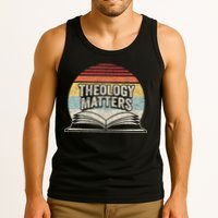 Retro Vintage Theology Matters Reformed Christian Tank Top