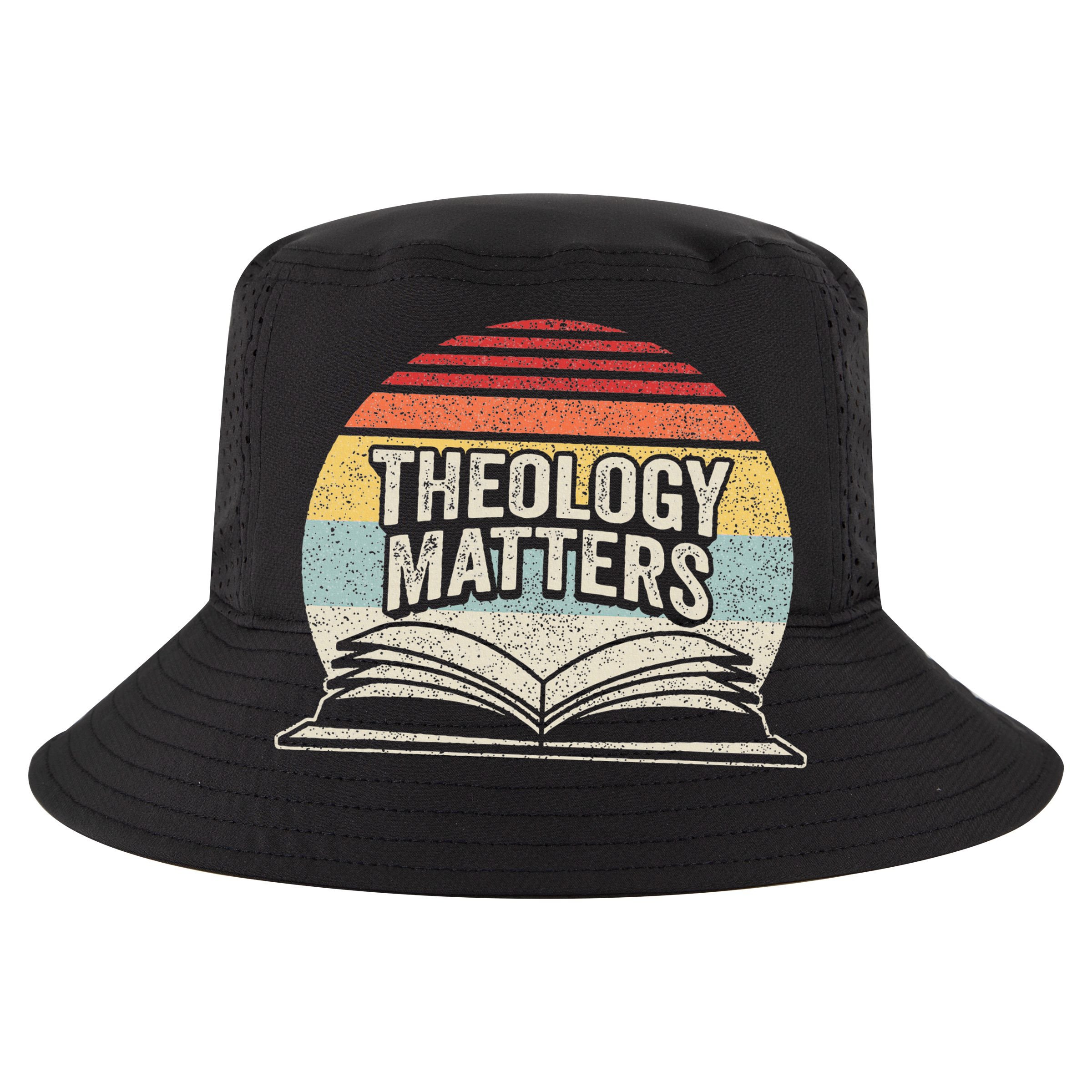 Retro Vintage Theology Matters Reformed Christian Golf Towel