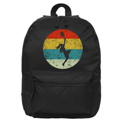Retro Vintage Tennis 16 in Basic Backpack