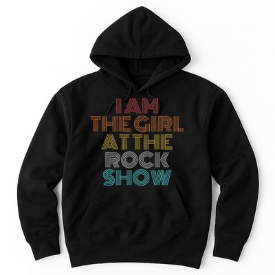 Retro Vintage The Girl At The R.O.C.K Show Hoodie