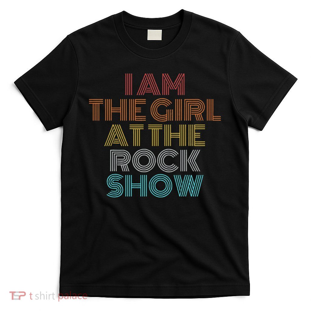 Retro Vintage The Girl At The R.O.C.K Show T-Shirt
