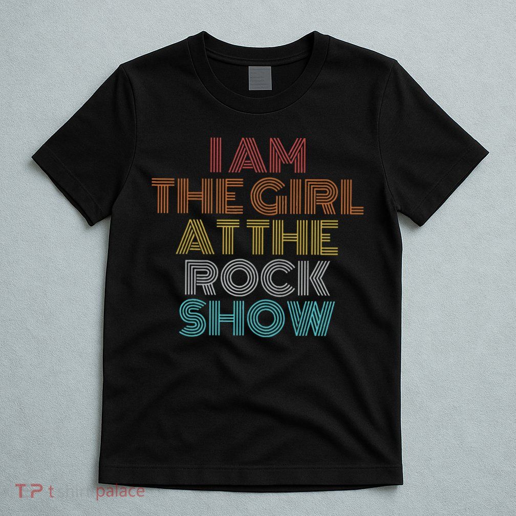 Retro Vintage The Girl At The R.O.C.K Show T-Shirt