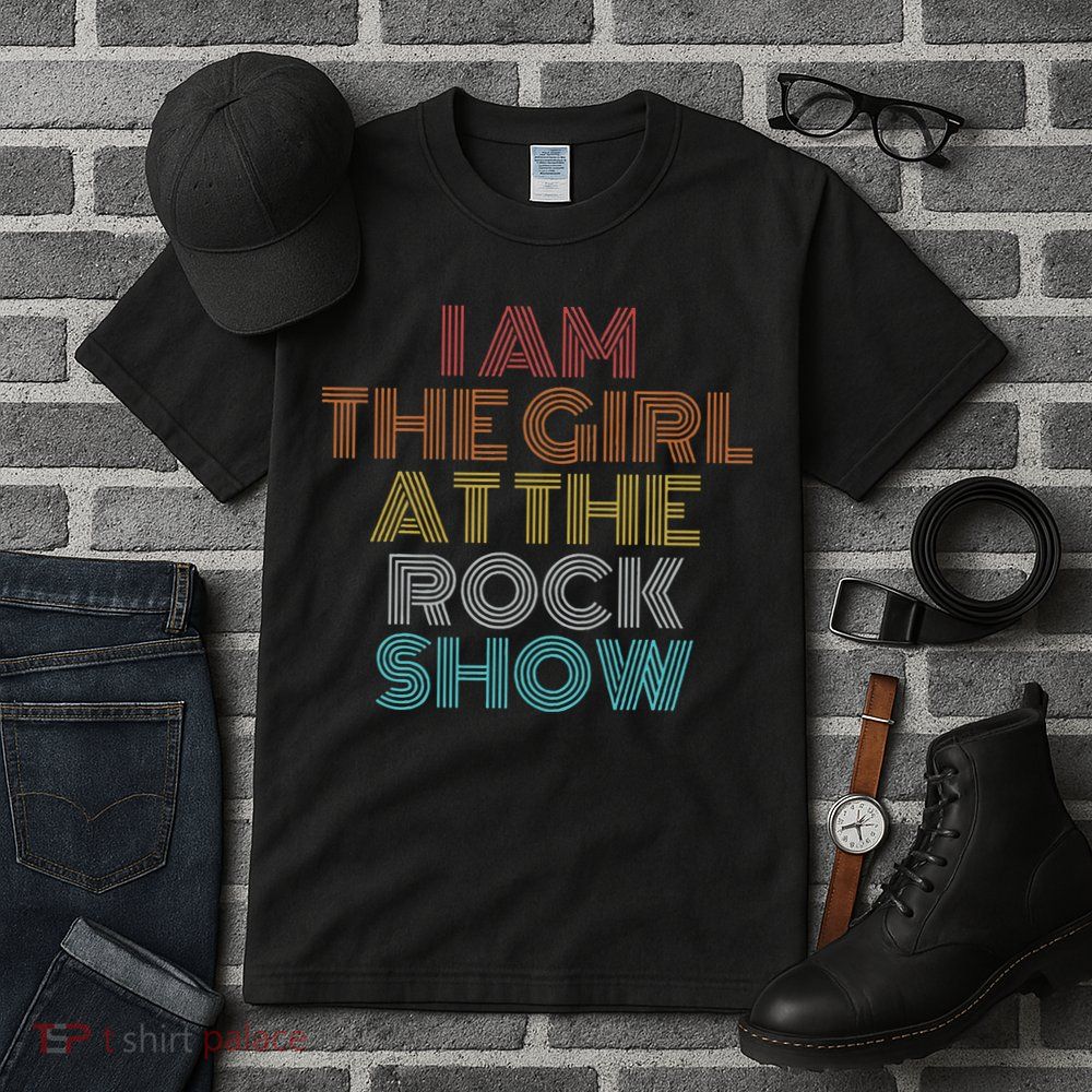 Retro Vintage The Girl At The R.O.C.K Show Tall T-Shirt