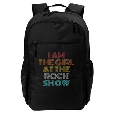 Retro Vintage The Girl At The R.O.C.K Show Backpack