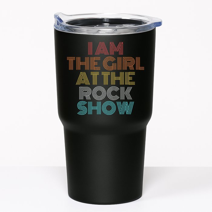Retro Vintage The Girl At The R.O.C.K Show Tumbler