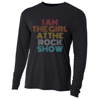 Retro Vintage The Girl At The R.O.C.K Show Cooling Performance Long Sleeve Crew