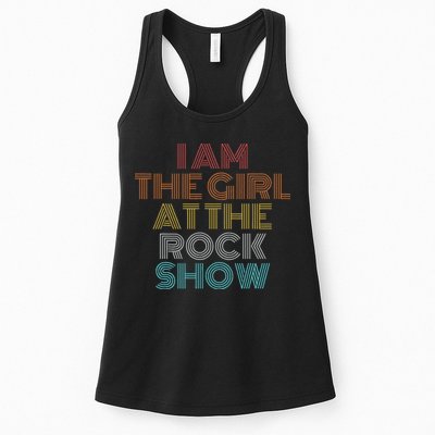 Retro Vintage The Girl At The R.O.C.K Show Womens Tank Top