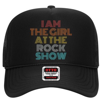 Retro Vintage The Girl At The R.O.C.K Show Trucker Hat
