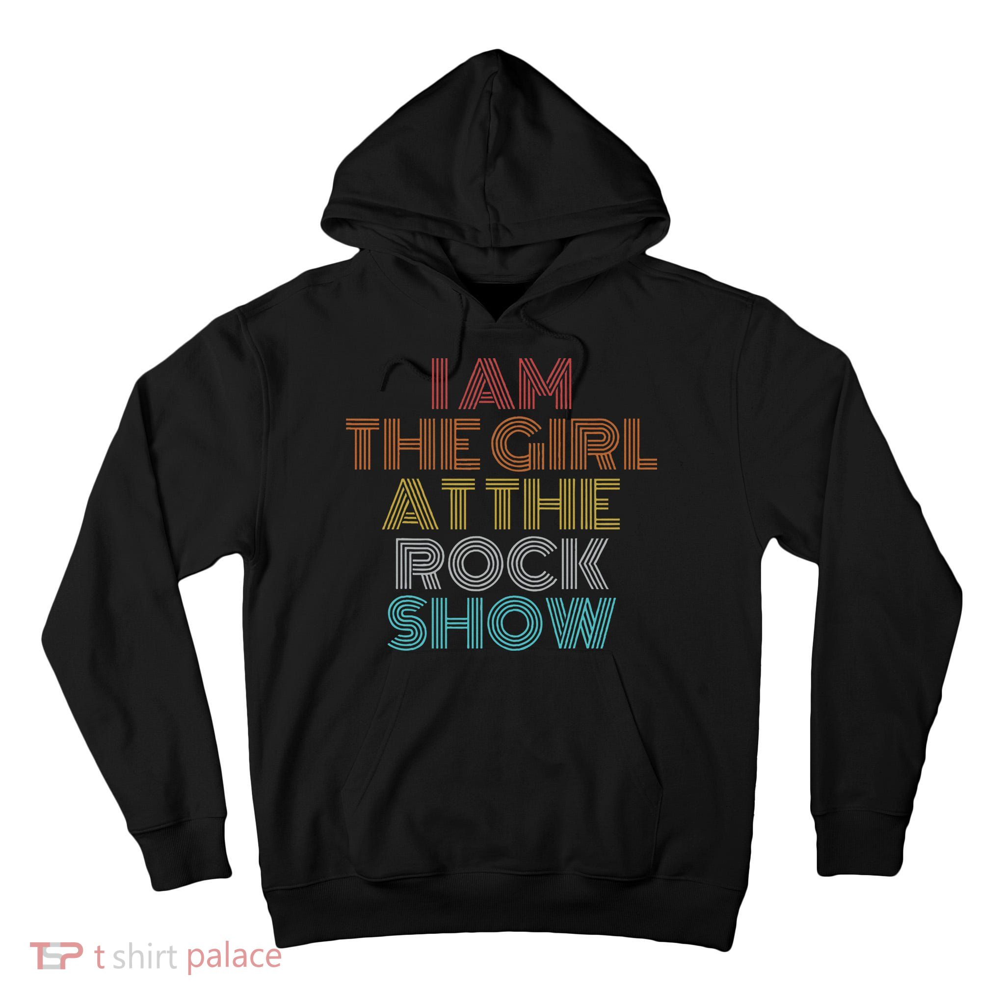 Retro Vintage The Girl At The R.O.C.K Show Tall Hoodie