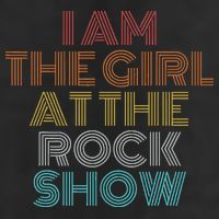 Retro Vintage The Girl At The R.O.C.K Show Golf Towel