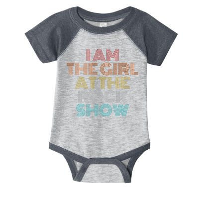 Retro Vintage The Girl At The R.O.C.K Show Infant Baby Jersey Bodysuit