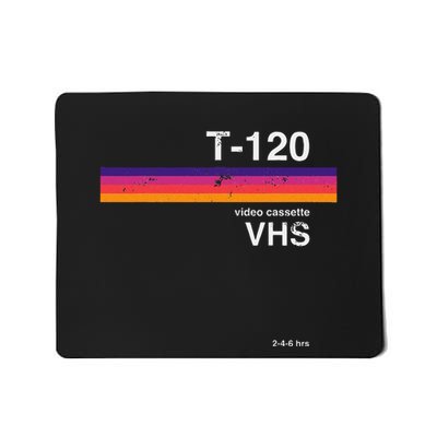 Retro Vhs Tape Graphics 80s 90s Nostalgia Design Mousepad