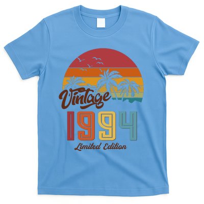 Retro Vintage Tropical Palm Trees Limited Edition 1994 30th Birthday T-Shirt