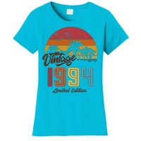 Retro Vintage Tropical Palm Trees Limited Edition 1994 30th Birthday Women's T-Shirt