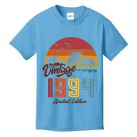 Retro Vintage Tropical Palm Trees Limited Edition 1994 30th Birthday Kids T-Shirt