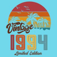 Retro Vintage Tropical Palm Trees Limited Edition 1994 30th Birthday Kids T-Shirt