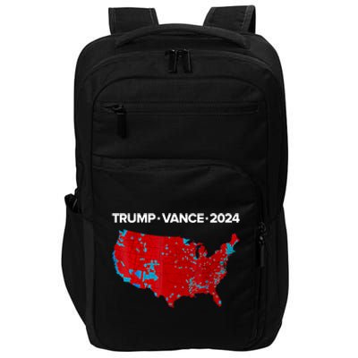 Retro Vintage Trump Vance 2024 Electoral Map Impact Tech Backpack