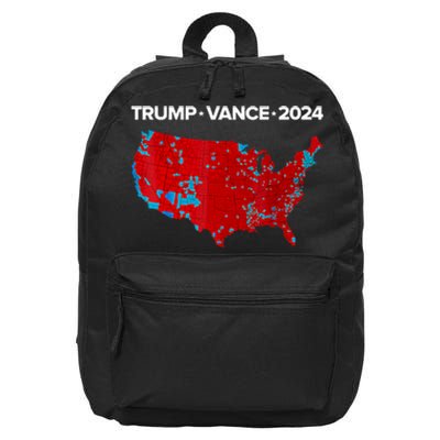 Retro Vintage Trump Vance 2024 Electoral Map 16 in Basic Backpack