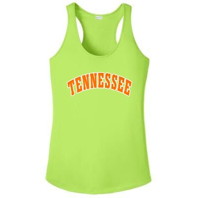 Retro Vintage Tennessee State Souvenir Gift Of Oklahoma Gift Ladies PosiCharge Competitor Racerback Tank