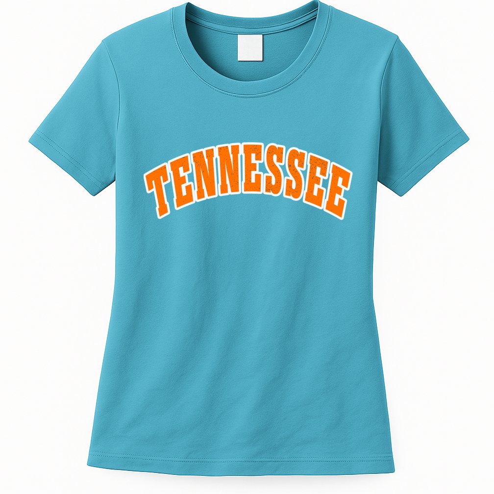 Retro Vintage Tennessee State Souvenir Gift Of Oklahoma Gift Womens T-Shirt